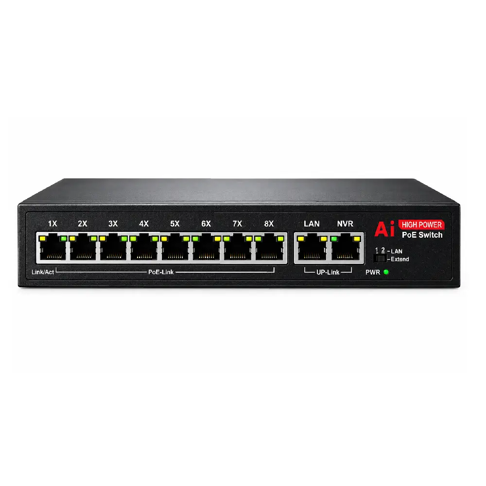 Securelink Poe Switch 8 Port (8 FE+ 2 GE Port) view 2